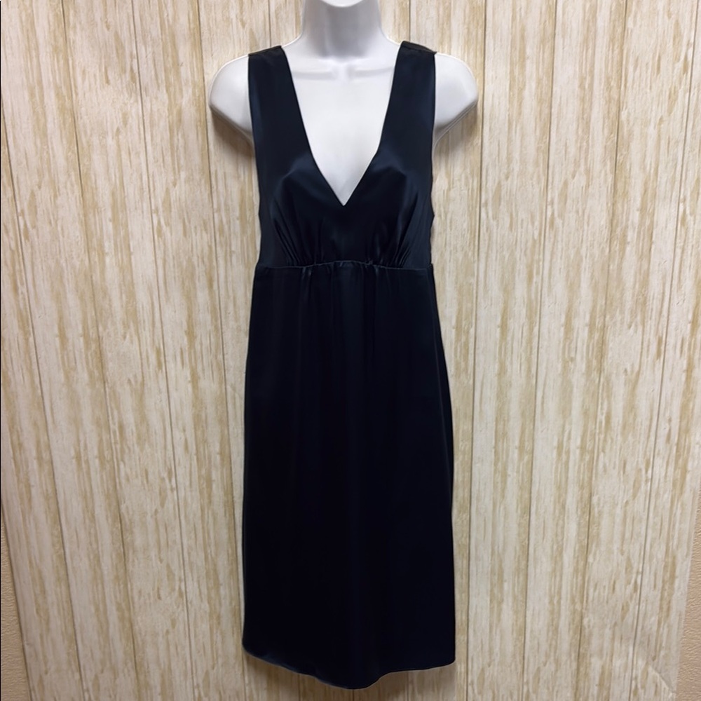 The Limited Deep Blue Plunge Neckline Cocktail